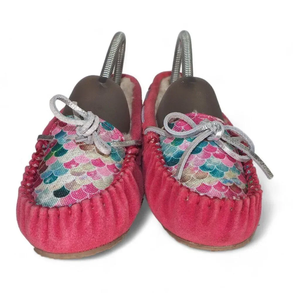 Minnetonka Cassie‎ Slip-on Suede Moccasin Slippers 
